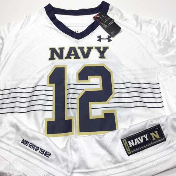 Navy Midshipmen Under Armour Football Jersey‎ - Picture 3 of 5